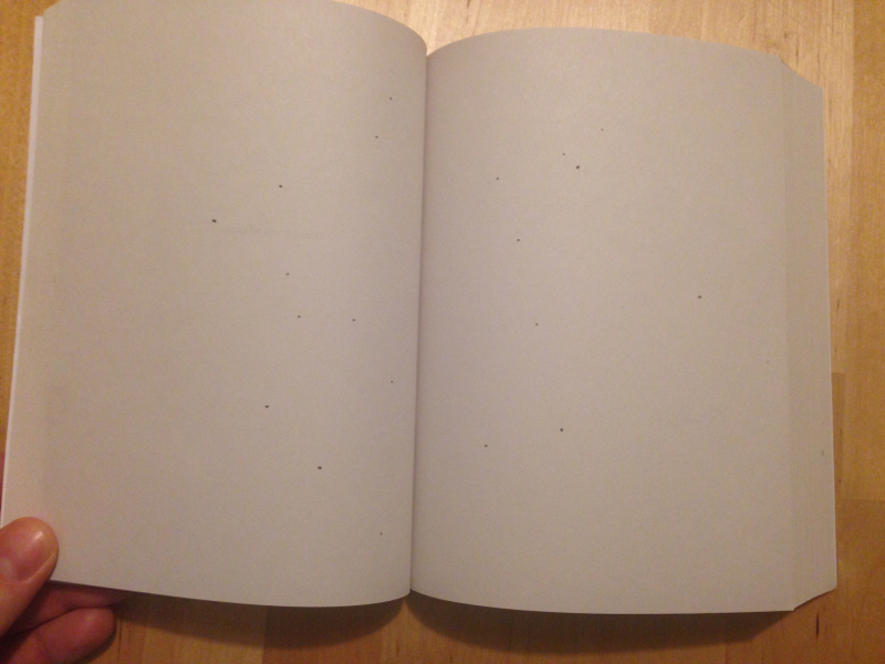 A two-page spread from Oh The Moon. No, seriously.